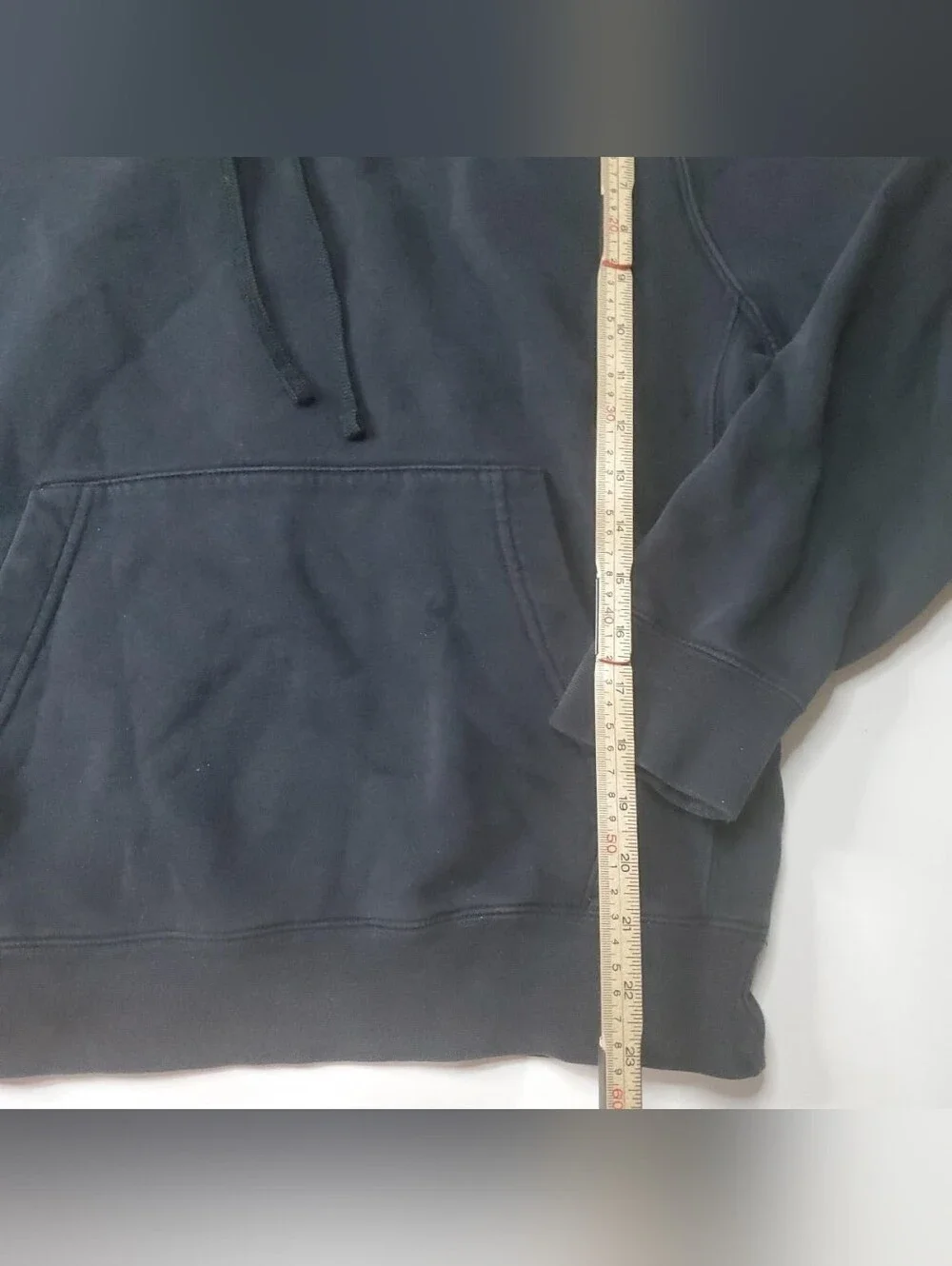 Vintage Nike Hoodie Mens Small Black Embroidered Swoosh Y2K Athleisure Running